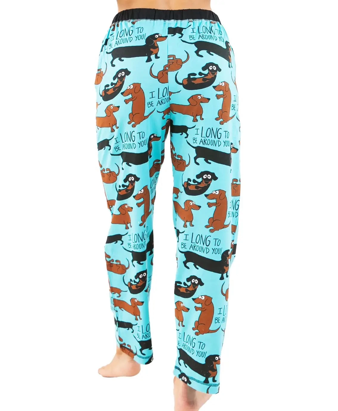 'Lazy One' Women's Long To Be Around You PJ Pant - Blue 4 'Lazy One' Women's Long To Be Around You PJ Pant - Blue - Image 2