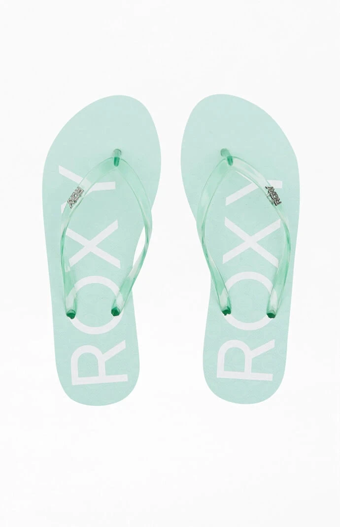'Roxy' Women's Viva Jelly Sandal - Mint 4 'Roxy' Women's Viva Jelly Sandal - Mint - Image 2