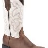 'Roper' Women's 11" Monterey Square Toe - Tan / White -Outfit Go Shop 0902109042920 1024x1024@2x