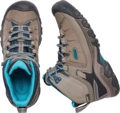 'Keen Outdoor' Women's Targhee EXP WP Mid Hiker - Brindle / Blue Coral 9 'Keen Outdoor' Women's Targhee EXP WP Mid Hiker - Brindle / Blue Coral -Outfit Go Shop 1017737 PLD large 1024x1024@2x