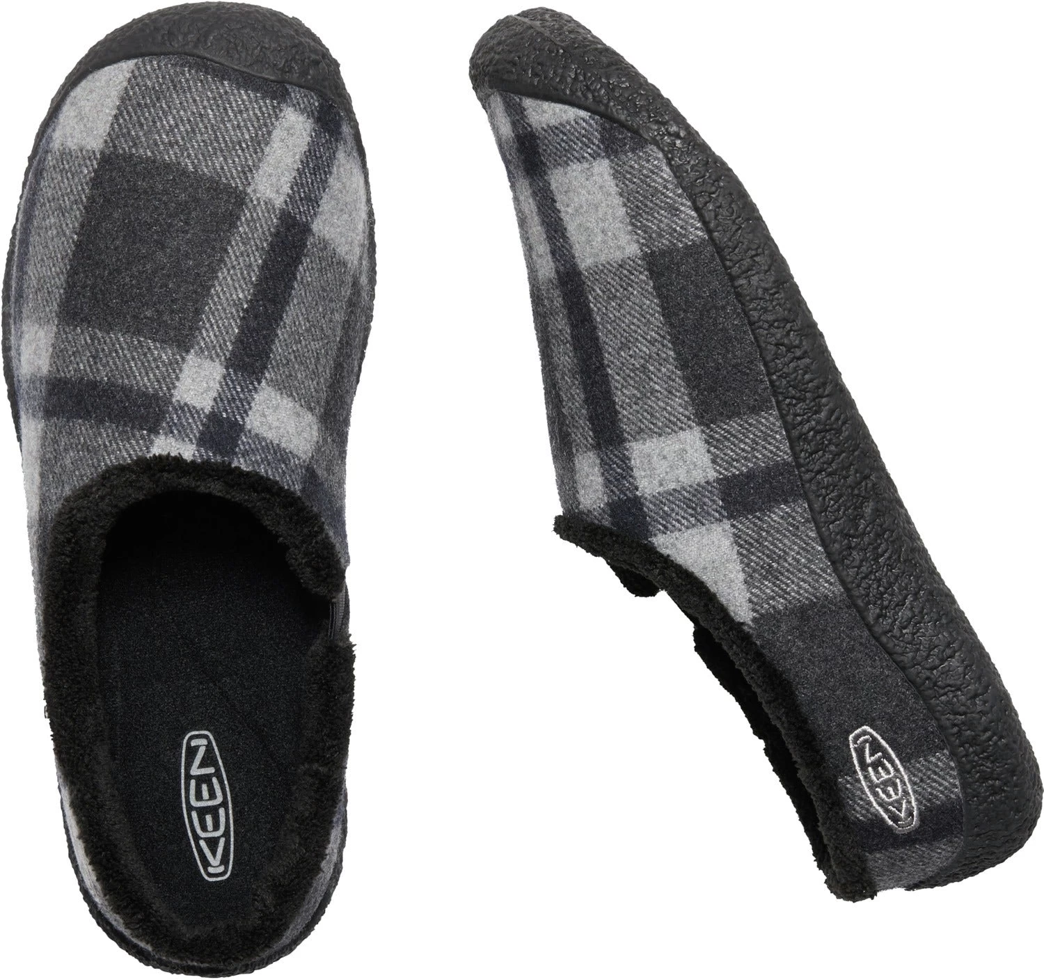 'Keen Outdoor' Women's Howser Slide - Black Plaid / Black 6 'Keen Outdoor' Women's Howser Slide - Black Plaid / Black - Image 4