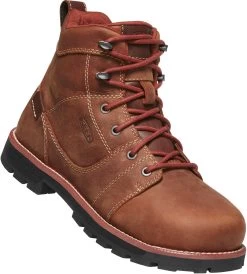 'Keen Utility' Women's 6" Seattle WP Safety Toe - Gingerbread / Black -Outfit Go Shop 1022085 3Q large 1024x1024@2x