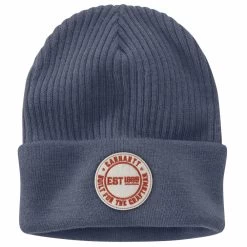 'Carhartt' Knit Cuffed Craftsman Patch Beanie - Folkstone Grey