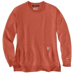 'Carhartt' Women's Force® Lightweight Sweatshirt - Desert Orange Heather -Outfit Go Shop 105468 Q38 WF22 e 1024x1024@2x