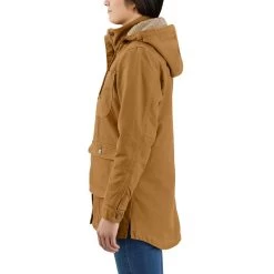 'Carhartt' Women's Washed Duck Coat - Carhartt Brown -Outfit Go Shop 105512 BRN AVR WF22 b 1024x1024@2x