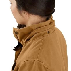 'Carhartt' Women's Washed Duck Coat - Carhartt Brown -Outfit Go Shop 105512 BRN FI01 WF22 b 1024x1024@2x
