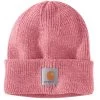 'Carhartt' Rib Knit Beanie - Pink Salt / Rosewood Marl -Outfit Go Shop 105560 P27 WF22 e 1024x1024@2x