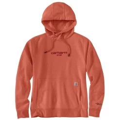 'Carhartt' Women's Force® Lightweight Graphic Hoodie - Desert Orange Heather -Outfit Go Shop 105573 Q38 WF22 e 1024x1024@2x