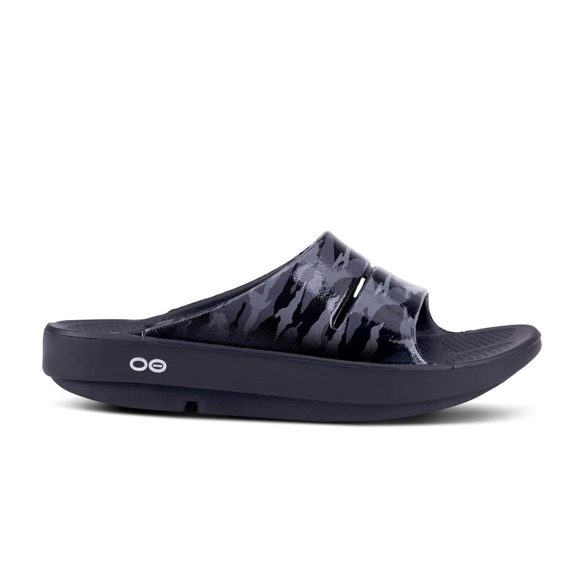 'OOFOS' Women's OOahh Slide Limited Edition - Black / Gray / Camo 3 'OOFOS' Women's OOahh Slide Limited Edition - Black / Gray / Camo