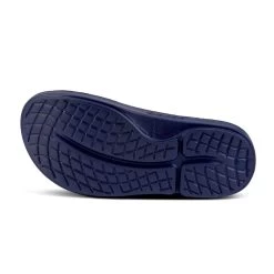 'OOFOS' Women's OOahh Slide Limited Edition - Navy / Silver / Silver Snake -Outfit Go Shop 1103NVYSILSNK shot7 1024x1024@2x