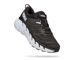 'HOKA' Women's Gaviota 4 - Black / White (Wide)