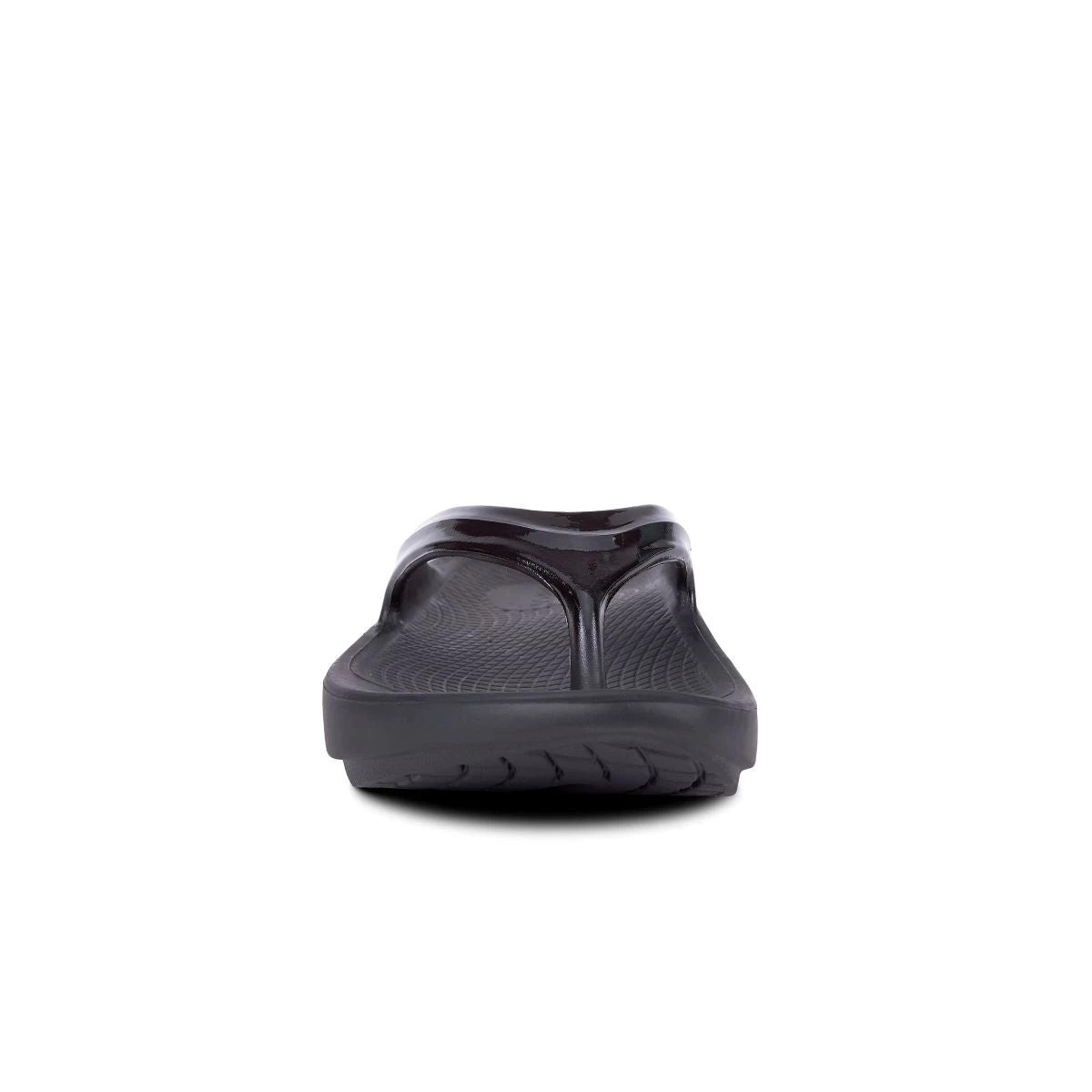 'OOFOS' Women's OOlala Thong - Black Patent 7 'OOFOS' Women's OOlala Thong - Black Patent - Image 5