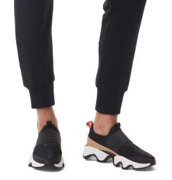 'Sorel' Women's Kinetic™ Impact II Lace Sneaker - Black / Sea Salt -Outfit Go Shop 2039951 010 a9 presetHigh Res JPEG 300DPI 1024x1024@2x