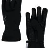 'Spyder' Men's Wander Infinium Fleece Gloves - Black -Outfit Go Shop 204011 001 A 1 1024x1024@2x
