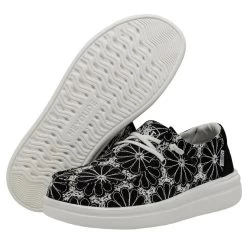 'Hey Dude' Women's Wendy Rise Eyelet - Black -Outfit Go Shop 40075 001 WENDY RISE EYELET BLACK LEFT 3 1024x1024@2x