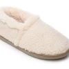 'Minnetonka' Women's Dina Slipper - Cream -Outfit Go Shop 44002 03 1024x1024@2x