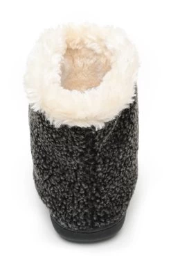 'Minnetonka' Women's Betty Slipper - Charcoal -Outfit Go Shop 44045 4 1024x1024@2x