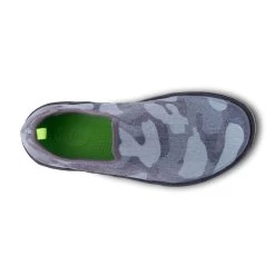'OOFOS' Women's OOmg EeZee Low Shoe - Black / Grey Camo -Outfit Go Shop 5072BKGYCMO shot6 1024x1024@2x