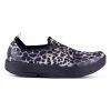 'OOFOS' Women's OOmg EeZee Low Shoe - Cheetah -Outfit Go Shop 5072BLKCHEET shot1 copy png 1024x1024@2x