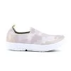 'OOFOS' Women's OOmg EeZee Low Shoe - White / Tan Camo -Outfit Go Shop 5072WHTTANCMO shot1 1024x1024@2x