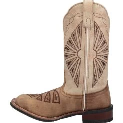 'Laredo' Women's 11" Kite Days Western Square Toe - Tan / Brown -Outfit Go Shop 5821 3 1024x1024@2x