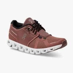 'On Running' Women's Cloud 5 - Rust / Black -Outfit Go Shop 59.98898 cloud 5 ss22 rust black w g6 1024x1024@2x