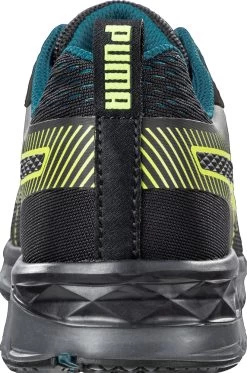'Puma' Women's Fuse Knit Motion Protect EH Low Comp Toe - Black / Green -Outfit Go Shop 643935 FUSE KNIT BLACK WNS LOW back 1024x1024@2x