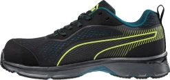 'Puma' Women's Fuse Knit Motion Protect EH Low Comp Toe - Black / Green -Outfit Go Shop 643935 FUSE KNIT BLACK WNS LOW left 1024x1024@2x