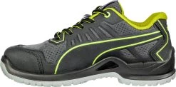 'Puma' Women's Fuse TC Low ESD Steel Toe - Black / Lime Green -Outfit Go Shop 644105 FUSE TC GREEN WNS LOW 205 left 1 1024x1024@2x