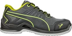 'Puma' Women's Fuse TC Low ESD Steel Toe - Black / Lime Green -Outfit Go Shop 644105 FUSE TC GREEN WNS LOW 205 single 02 1 1024x1024@2x