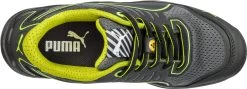 'Puma' Women's Fuse TC Low ESD Steel Toe - Black / Lime Green -Outfit Go Shop 644105 FUSE TC GREEN WNS LOW 205 top 1024x1024@2x