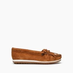 'Minnetonka' Women's Kilty Plus Moccasin - Brown -Outfit Go Shop 775x775 4302 2 1024x1024@2x