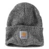 'Carhartt' Acrylic Watch Knit Hat - Black / White -Outfit Go Shop A18 019 S19 1024x1024@2x