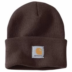 'Carhartt' Acrylic Knit Watch Hat - Dark Brown