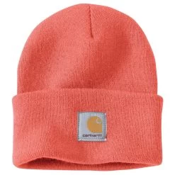 'Carhartt' Acrylic Watch Knit Hat - Electric Coral