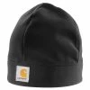 'Carhartt' Fleece Beanie - Black -Outfit Go Shop A207 BLK S19 1024x1024@2x