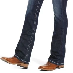 'Ariat' Women's R.E.A.L. Low Rise Stretch Rosy Whipstitch Boot Cut - Lakeshore -Outfit Go Shop F16 WMS WEST 10018351 detail01 1024x1024@2x