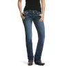 'Ariat' Women's R.E.A.L. Ivy Dresden Mid Rise Straight Leg - Dark Wash -Outfit Go Shop F18 WMS WEST Gaglione 10024300 front 1 1024x1024@2x