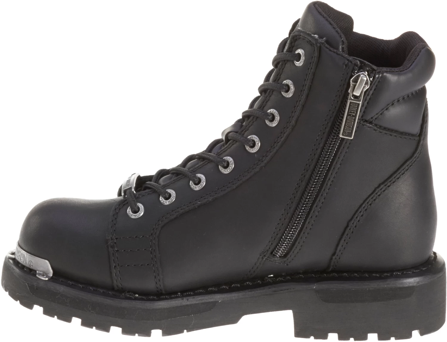 'Harley Davidson' Women's 5.5" Maddy Zip Boot - Black 6 'Harley Davidson' Women's 5.5" Maddy Zip Boot - Black - Image 4