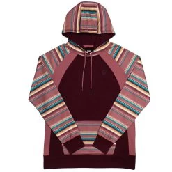 'Hooey' Women's "Savannah" Hoody - Maroon / Serape