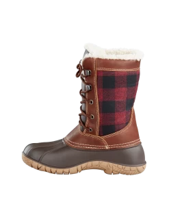 'Baffin' Women's Jasper Insulated WP Boot - Red / Black Plaid -Outfit Go Shop JASPER RAF MEDIAL 1024x1024@2x