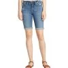 'Silver Jeans' Women's Avery Bermuda Short - Indigo -Outfit Go Shop L54903SGX354 IND L1 1024x1024@2x