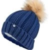 'Marmot' Women's Monica Hat - Arctic Navy -Outfit Go Shop M14760 2975 angle left wms bronx pom hat 1024x1024@2x