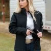 'Cinch' Women's Concealed Carry Bonded Jacket - Black -Outfit Go Shop MAJ9866002 2 1024x1024@2x