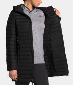 'The North Face' Women's Stretch Down Parka - TNF Black -Outfit Go Shop NF0A4P6J JK3 modelint 1024x1024@2x