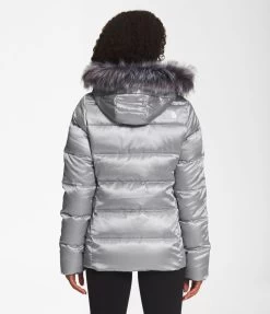 'The North Face' Women's Gotham Jacket - Meld Grey -Outfit Go Shop NF0A4R33 8B1 back 1024x1024@2x
