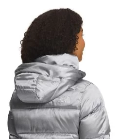 'The North Face' Women's Gotham Jacket - Meld Grey -Outfit Go Shop NF0A4R33 8B1 modelhood3 1024x1024@2x