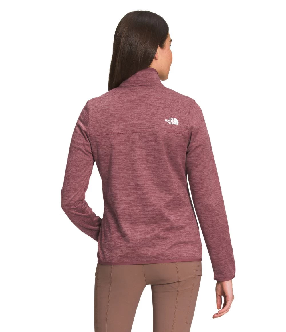 'The North Face' Women's Canyonlands 1/4 Zip Pullover - Wild Ginger Heather 5 'The North Face' Women's Canyonlands 1/4 Zip Pullover - Wild Ginger Heather - Image 3