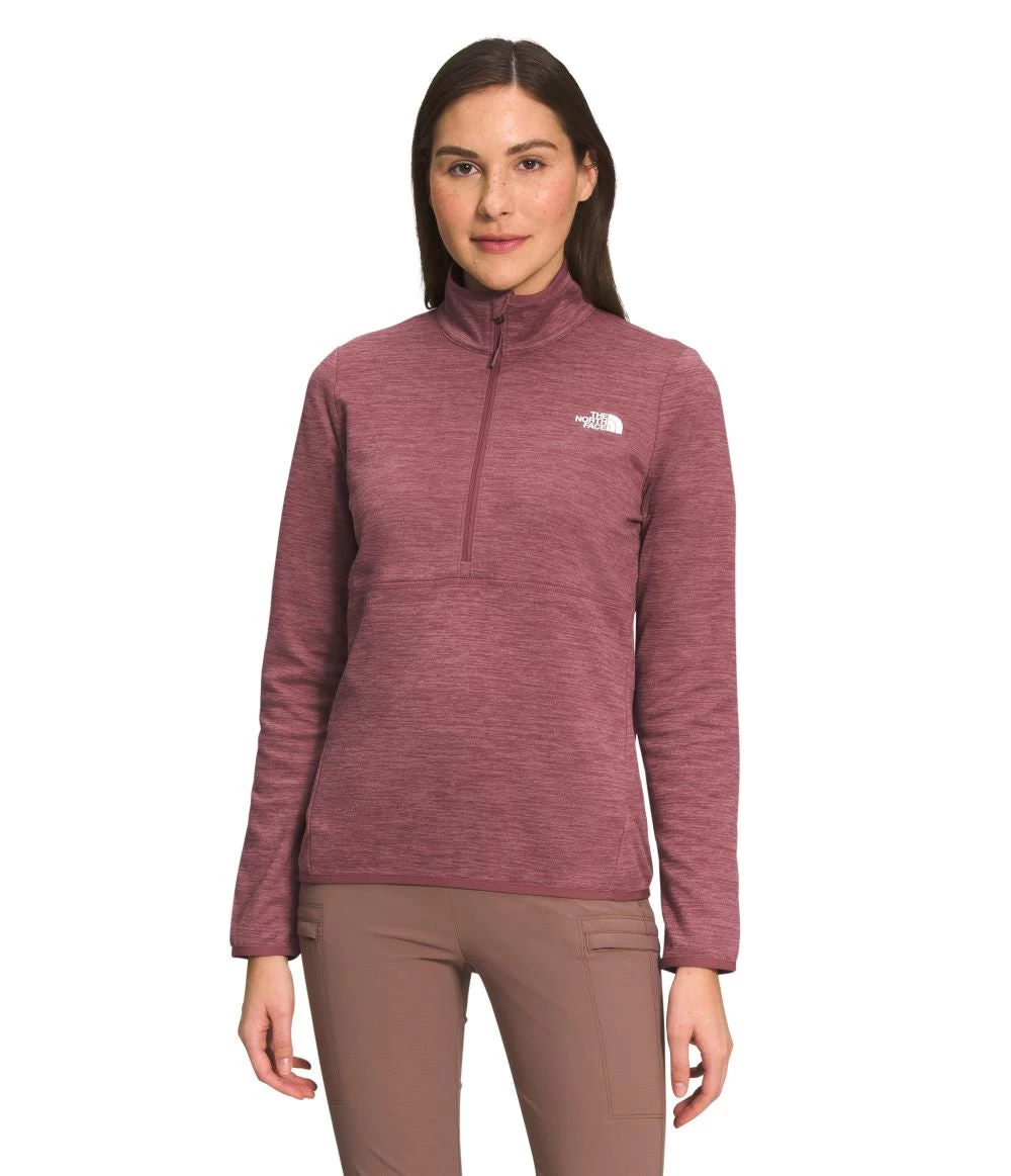 'The North Face' Women's Canyonlands 1/4 Zip Pullover - Wild Ginger Heather 3 'The North Face' Women's Canyonlands 1/4 Zip Pullover - Wild Ginger Heather