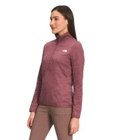 'The North Face' Women's Canyonlands 1/4 Zip Pullover - Wild Ginger Heather 6 'The North Face' Women's Canyonlands 1/4 Zip Pullover - Wild Ginger Heather -Outfit Go Shop NF0A5GBE 7A2 model34 1024x1024@2x